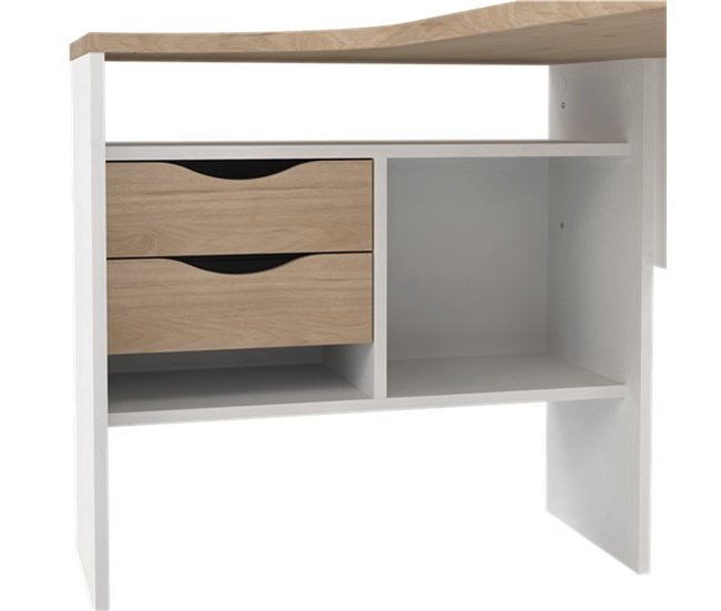 Secretária de escritório ACTION PLUS 2 Branco