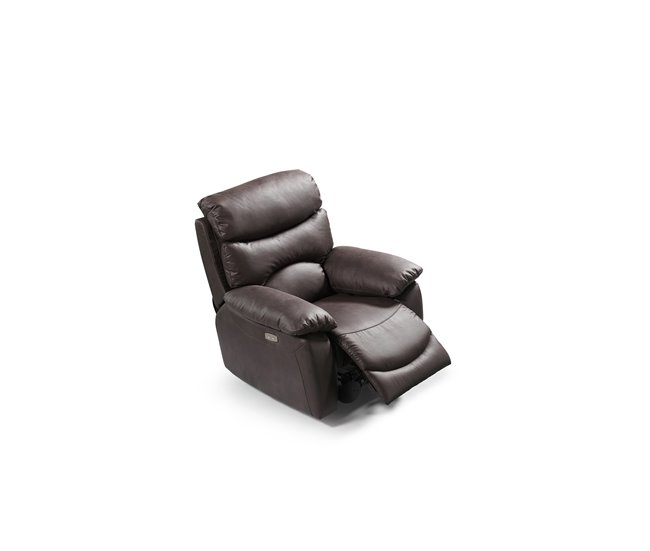 Poltrona relax elétrica microfibra ESPRIT Chocolate