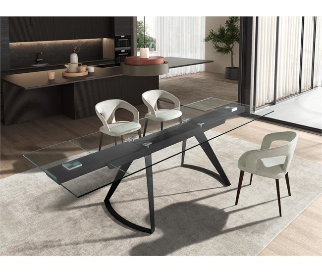 ANGEL CERDA Cadeira em tecido Castanho