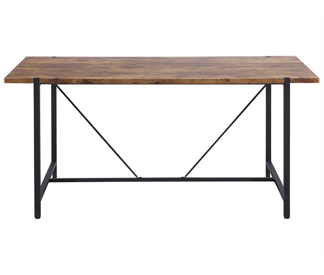 Beliani Mesa de centro SAVANNAH 80x160 Castanho