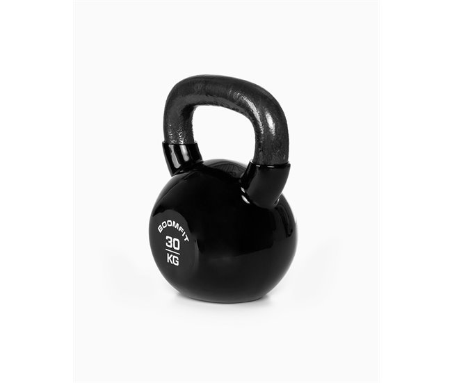 Kettlebell 30Kg - BOOMFIT Preto