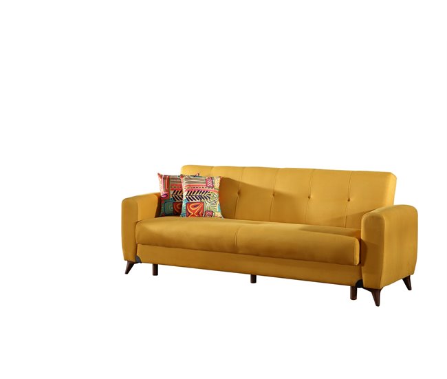 Sofá cama DORIAN Amarelo