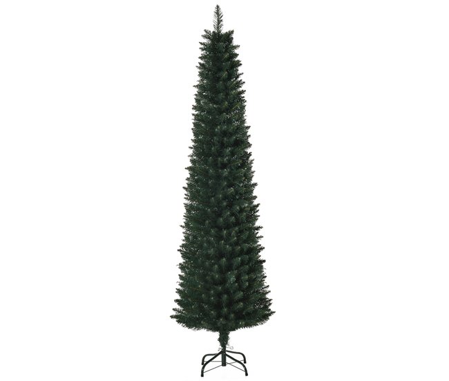 Árvore de Natal Artificial PVC, Metal HOMCOM, casa - natal Verde