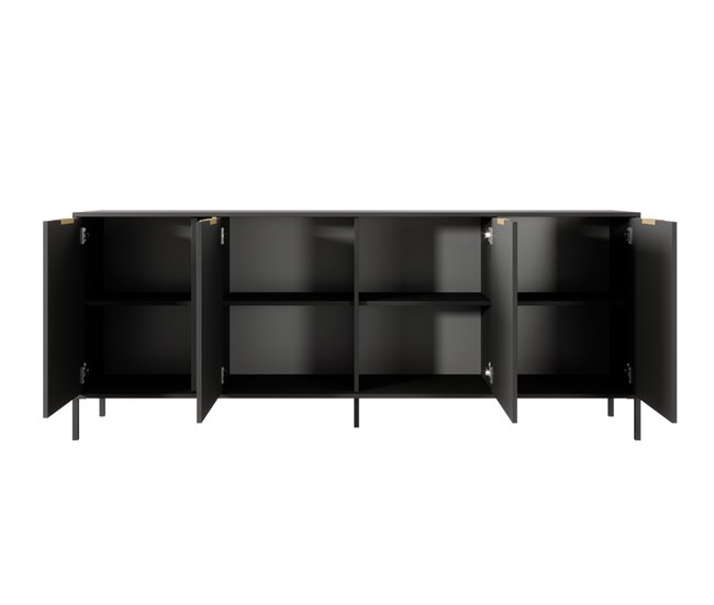 Aparador LARS 4D 40 Preto