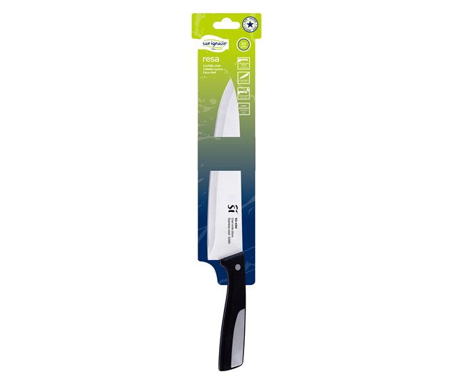 Faca de cozinha 20 cm marca SAN IGNACIO Preto/ Inox