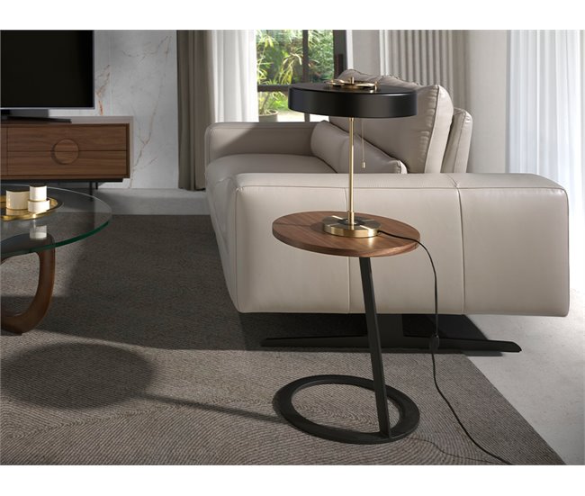 ANGEL CERDA Candeeiro de mesa em alumínio dourado e alumínio preto Dourado