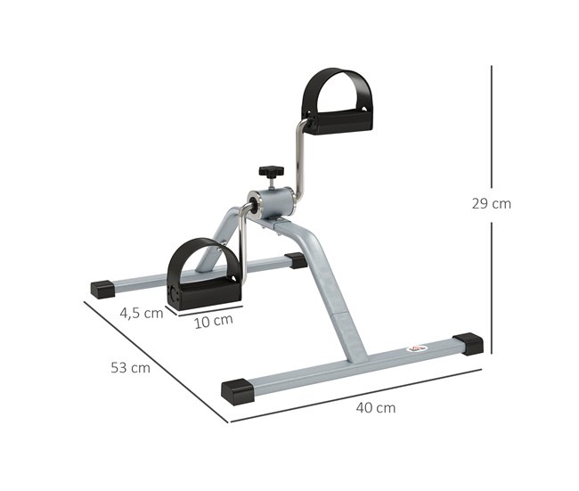 Mini bicicleta de exercício Aço, ABS, PP HOMCOM Multicor