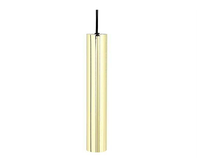 Beliani Candeeiro de tecto BROSNA Dourado