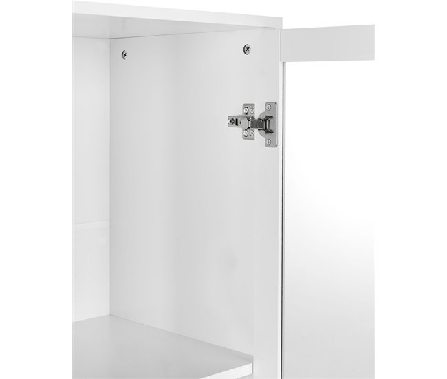 Beliani Vitrina MILORA Branco