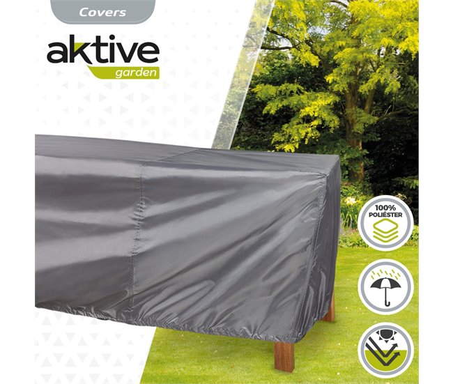 Capa de proteção mesa jardim Aktive Garden Cinza