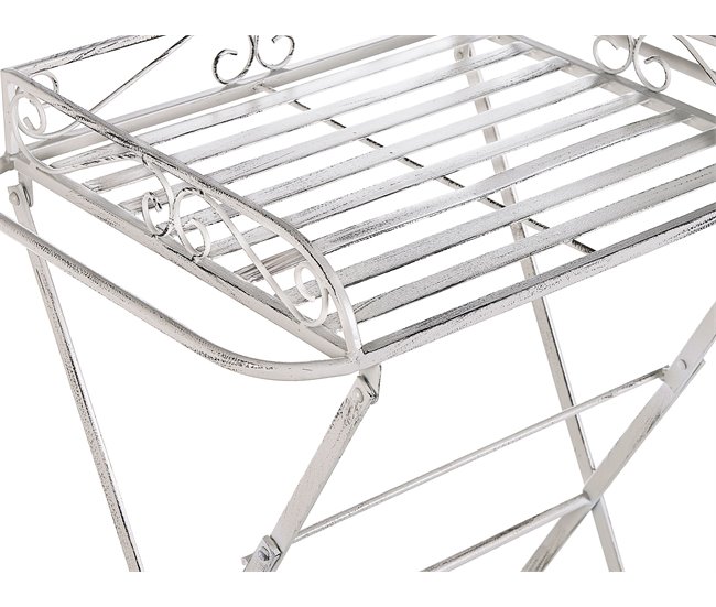 Beliani Mesa de apoio ANCUD 53x40 Branco