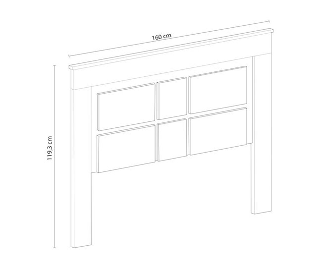 Cabeceira Lara 160 160 Branco