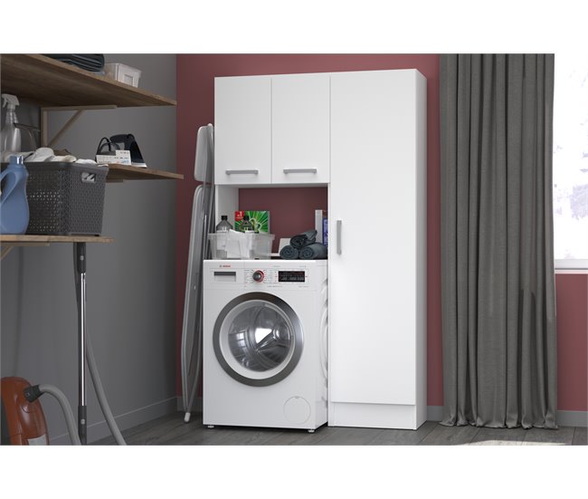 Módulo alto UNO de 45cm 1 porta branco mate Branco