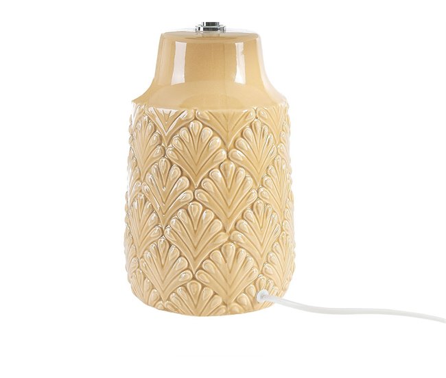 Beliani Candeeiro de mesa BALAO Laranja