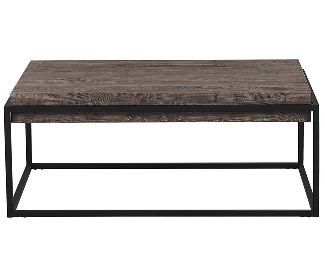 Beliani Mesa de centro ALTOS 64x115 Cinza Escuro