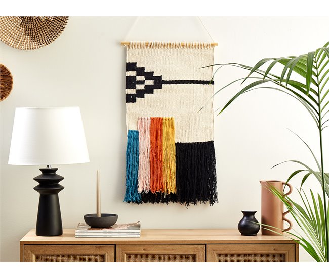 Beliani Decoração de parede em tecido ABDO Multicor
