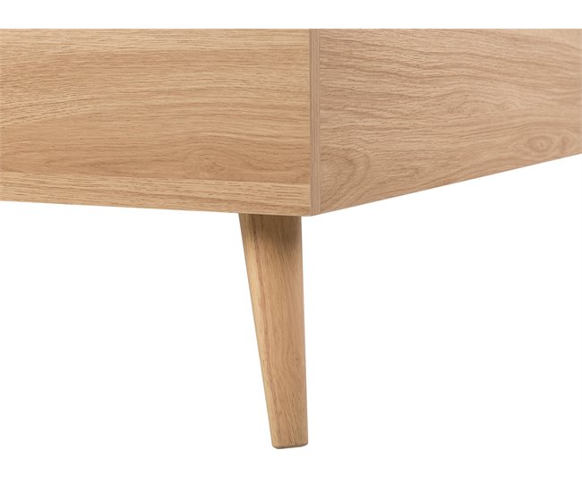 Beliani Cama com estrado MDF SERRIS 148x215 Castanho