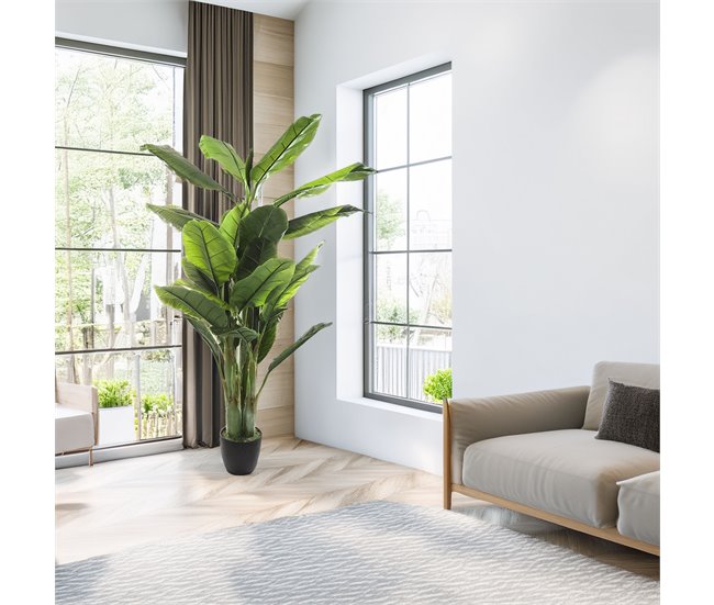 WELL HOME - Bananeira Artificial Verde