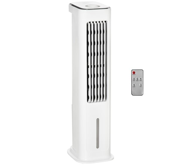 Ventilador de Torre ABS e PP HOMCOM Branco