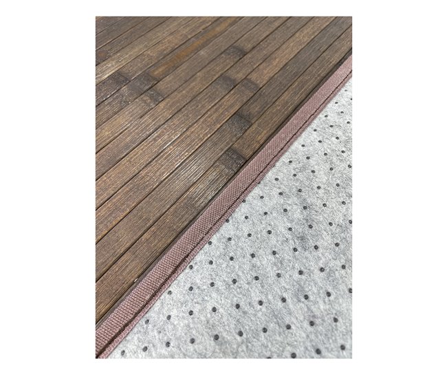  Acomoda Textil - Alcatifa de bambu para interior e exterior. 80x150 Castanho