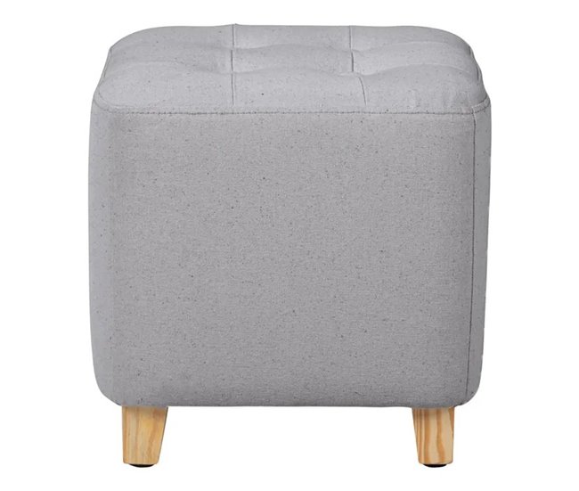Puff CHARME 35x35 cm tecido algodão sortido Multicor