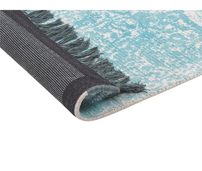 Beliani Pelos curtos AKARSU 160x230 Azul Claro
