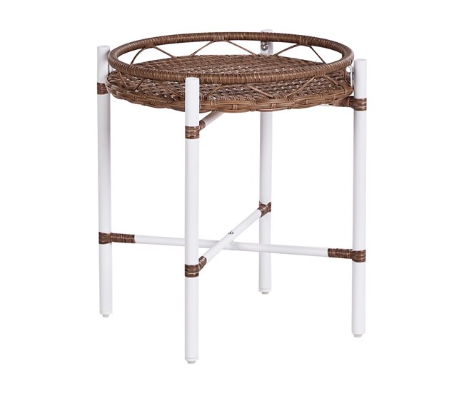 Beliani Conjunto bistrô LEVICO Branco
