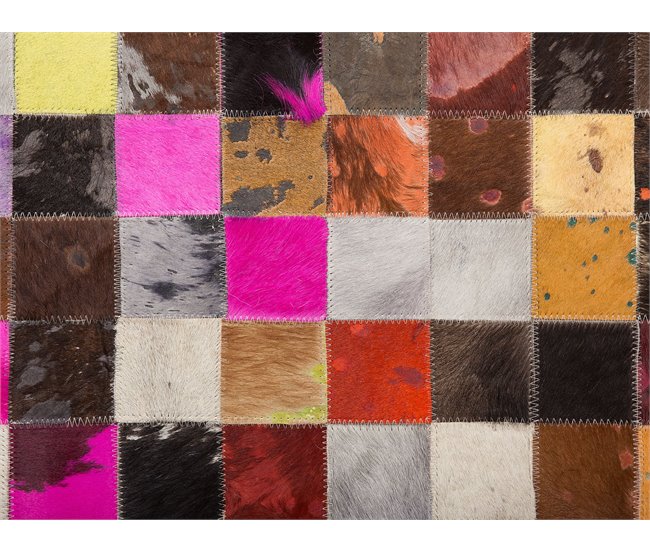 Beliani Patchwork ENNE 200x200 Multicor