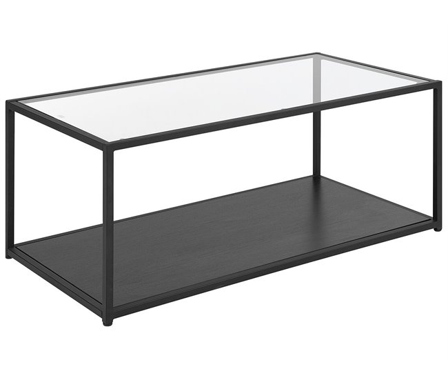 Beliani Mesa de jantar MARAMO 50x100 Preto