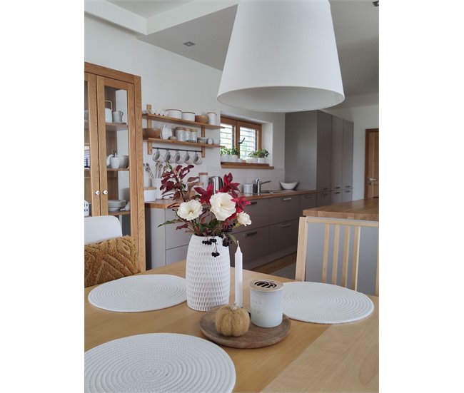 Beliani Jarro decorativo LINZI Branco