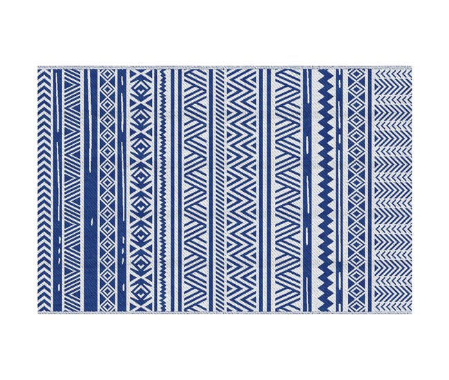 Tapete de Exterior Polipropileno Outsunny Azul