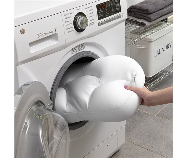 Almofada Nuvem 3D Antirrugas Branco