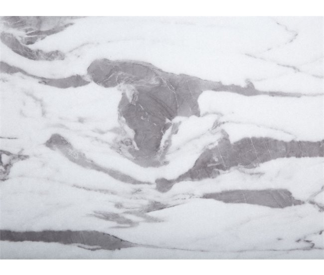 Beliani Mesa de comedor MOSBY 110x110 Cinza