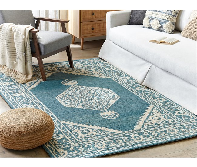 Beliani Pelos curtos GEVAS 160x230 Azul