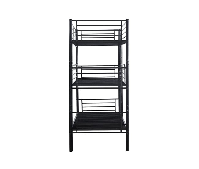 Beliche Triplo Metálico 90cm 201x98 Cinza