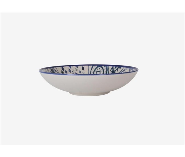 Conjunto 2 PRATOS de sopa ALTAMIRA/JAMEO/DRACH LA MEDITERRÁNEA 21cm Azul