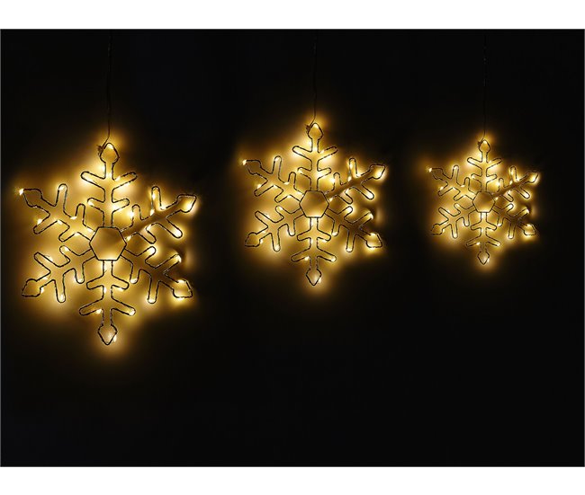 Beliani Decoração LED LOHELA Cinza