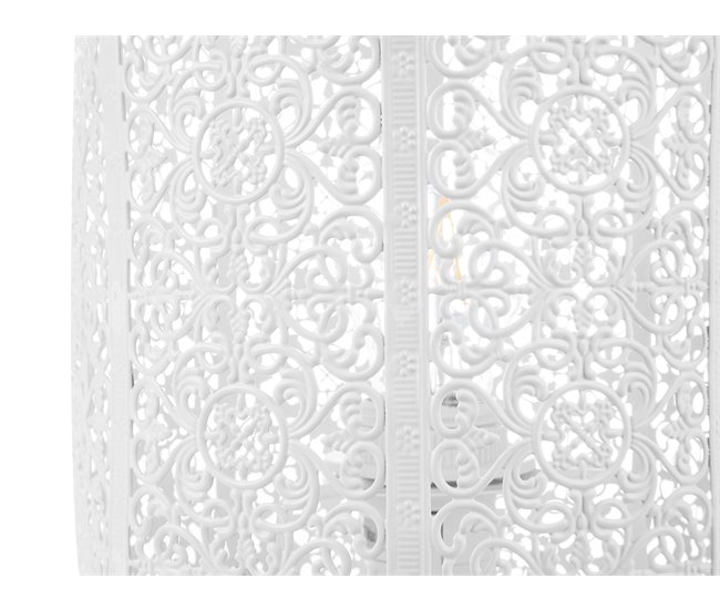 Beliani Candeeiro de mesa SOMES Creme