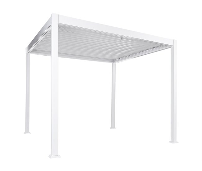 Beliani Pérgola de jardim FORNOLI 310x310 Branco