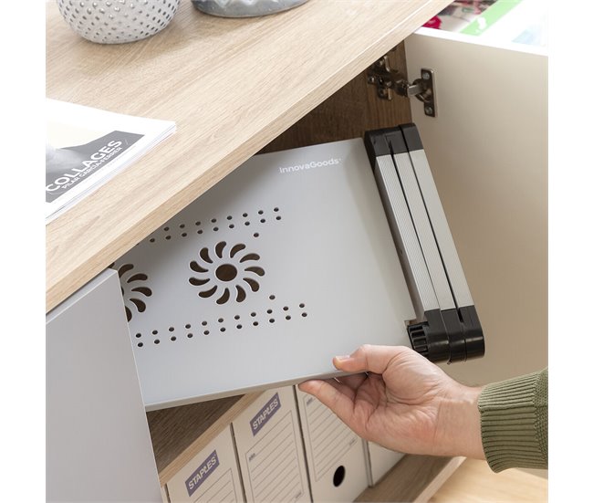 Mesa Multi-Posições Ajustável para Portáteis Branco