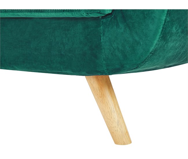 Beliani Revestimento de poltrona BERNES Verde