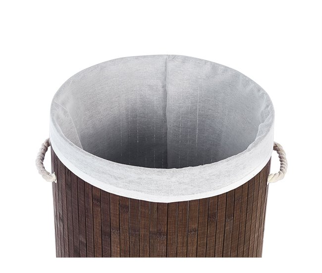Beliani Cestas para la ropa SANNAR Castanho