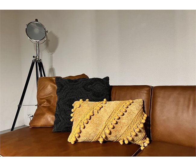 Beliani Almofada decorativa AYROOR 2er Set Mostarda