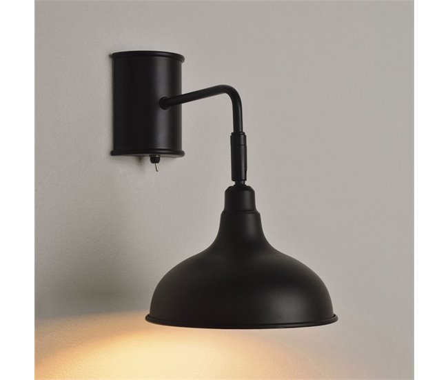 Candeeiro de metal preto LINCOLN 40W Preto