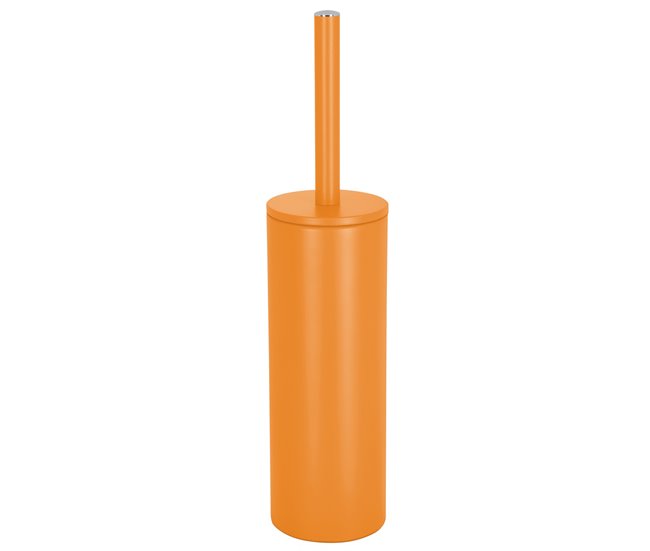 Spirella Bathroom Broom com suporte Laranja
