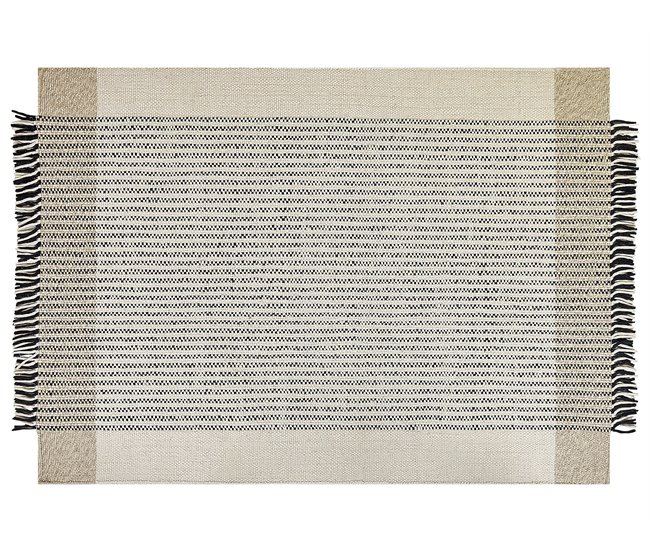 Beliani De tejido plano DIVARLI 160x230 Bege