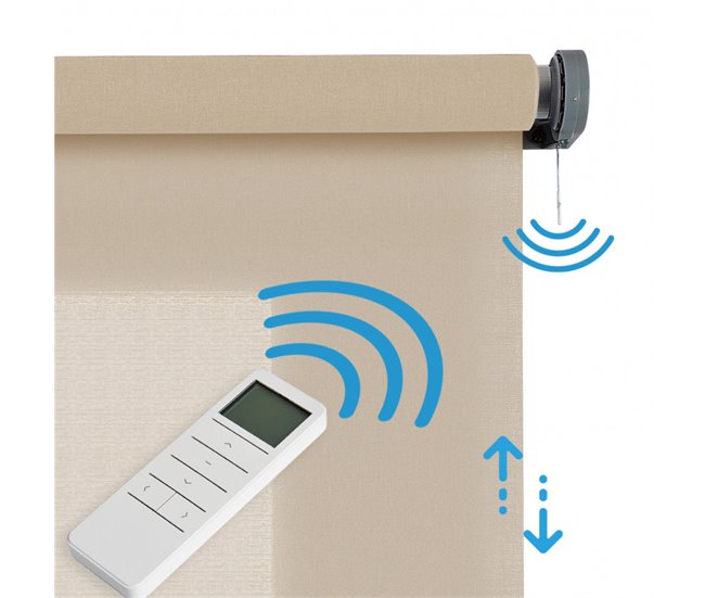 Estore de Rolo Translúcido automáticos com bateria e controlo 