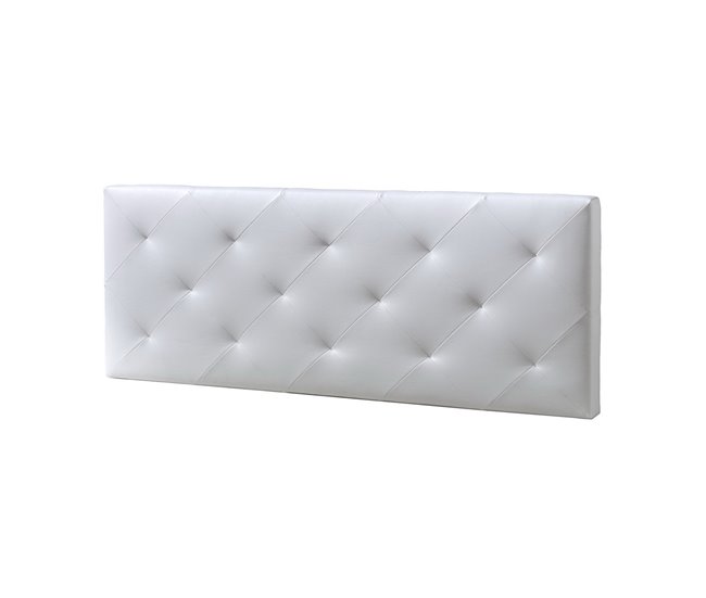  Cabeceira estofada Rombo 140x60 cm 160 Branco