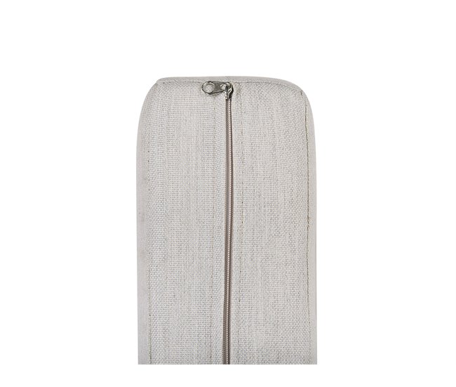 Beliani Conjunto lounge Alumínio BORELLO Branco