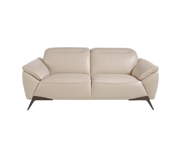 ANGEL CERDA Sofá de 2 lugares em pele de vaca Topo